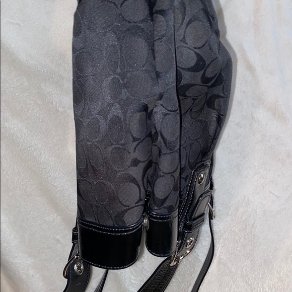 Black Signature Coach Handbag (F13743) - Picture 8 of 8